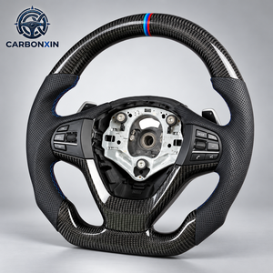 Volant personnalisé pour BMW E92 F30 F10 E60 F31 F82 E61 E90 E39 E91 E70 E46 E53 F80 F48 F01 F32 F36 F07 F93 E87 en fibre de carbone - Product Image 3