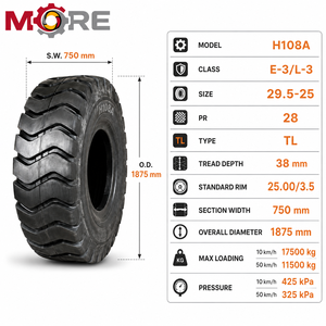 ยาง OTR ขนาด 29.5-25 รุ่น E3 H108A 28PR สำหรับงานเหมือง ก่อสร้าง รถตักดิน รถเกรดเดอร์ รถบูลโดเซอร์ ยางสำหรับงานหนัก - Product Image 3