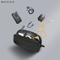 Sac de rangement pour câbles de données, chargeurs et accessoires numériques, sac à main de voyage tout-en-un, pochette de rangement zippée, décontracté et portable