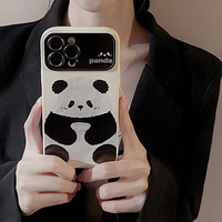 Schwarz-weißer Panda-Handyhülle für Apple iPhone 17 Pro Max, iPhone 15, All-inclusive, 18 Fun, 16 Generation, 13 Matt