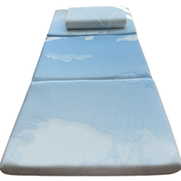 Matelas pliants en mousse à mémoire de forme de qualité supérieure, épaisseur 6 cm, de qualité médicale et haute densité, disponibles pour les dortoirs étudiants