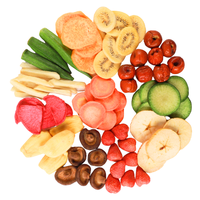 Nieuwe Custom Verpakking Gemengd Fruit En Groente Voedzame En Gezonde Snacks Knapperige Fruit En Groente Chips