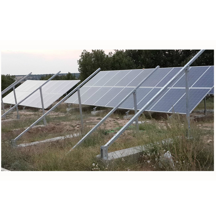 Высокоэффективная солнечная система крепления на земле