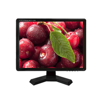 Kleiner 15-Zoll Tragbarer Flachbildfernseher mit LED-Hintergrundbeleuchtung 12V AC 220V Dual-Nutzung für 12V-Fahrzeuge und 220V-Heimgebrauch