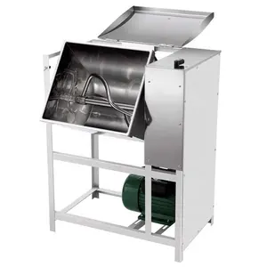 25kg Commercial Spiral Dough Mixer Amasadora Machine Industrial Electric Kitchen Horizontal Flour Mixer Dough Kneading Machine