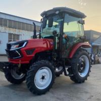 Tracteur agricole lourd à quatre roues motrices de 50 chevaux, fabriqué en Chine, modèle 504