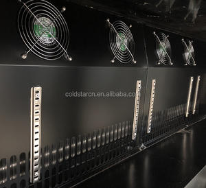 Schwarz Schaukel 2 Türen Zurück Bar Kühlschrank Glas Unter Zähler Getränke Kühler - Product Image 3