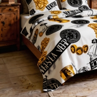 Parure de lit professionnelle 100% coton, taille Queen, housse de couette personnalisée, literie de luxe 300TC, haute qualité