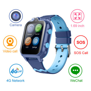 Montre connectée pour enfants D31, système Android, prise en charge de <span class=keywords><strong>WhatsApp</strong></span>, suivi GPS, étanche, montre-téléphone pour enfants, écran 1,69 pouces, caméra 2MP, 1000mAh - Product Image 4