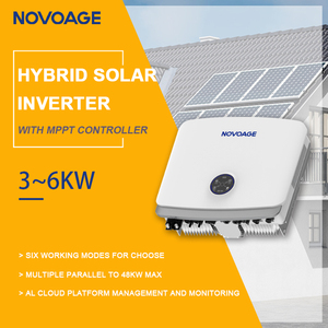 ระบบไฮบริด MPPT 2 จุด แปลงไฟ AC เป็นไฟ 4kW สำหรับบ้าน ระบบโซลาร์เซลล์เฟสเดียว คลื่นไซน์บริสุทธิ์ ประสิทธิภาพ 97.6% รับประกัน 5/10 ปี - Product Image 4