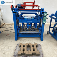 Machine automatique de fabrication de briques creuses à 3 trous, machine à blocs de ciment emboîtables en béton