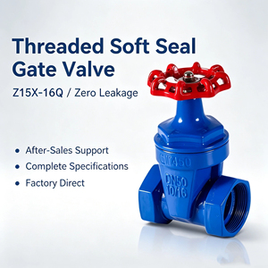 Z15X-16Q Manual Threaded Resilient Seated Gate Brass Stem Soft <b>Seal</b> Fire Fighting Tap Water Pipeline - Product Image 2