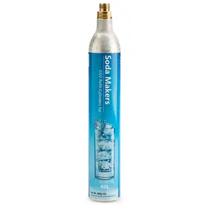 60L Co2 Carbonator, 425 Gram Carbon Dioxide Compatible 0.6l co2 gas cylinder with Sodastream Appliances