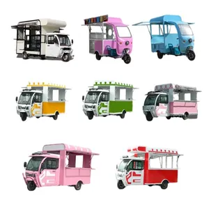 Mobile street soddisfare hot dog elettrico gelato food truck fast food truck vend food cart rimorchi auto in vendita ristorante ghana