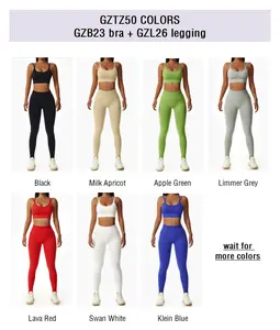 Plus Size Nahtlose Criss-Cross Workout Damen Leggings Benutzer definierte Yoga Leggings Damen Sportswear Set