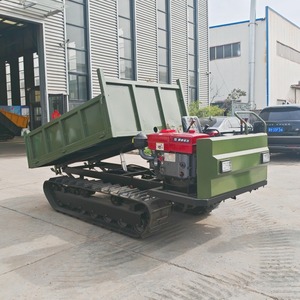 Machines agricoles transporteur à chenilles 2 tonnes Mini camion à benne basculante sur chenilles pour route boueuse - Product Image 1