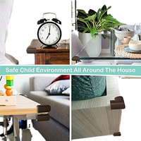 Meubles de maison de sécurité pour bébé bord de bureau en plastique mousse coin en caoutchouc souple protecteur coin couverture pour Table coin pointu