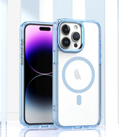 Étui magnétique Light Shadow pour iPhone 17 ProMax-Housse de protection transparente compatible avec iPhone 16 Pro / 15 / 14