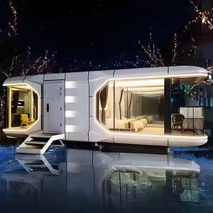 Capsule Accueil Espace commercial Maison de luxe Capsule préfabriquée Hôtel Pod Commerce Espace préfabriqué Système intelligent Cabine de lac - Product Image 1