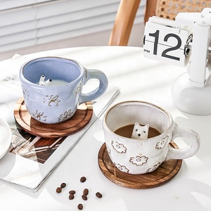 3d Animal À L'intérieur Café Tasse Mignon <span class=keywords><strong>Chien</strong></span> et Chat <span class=keywords><strong>En</strong></span> Céramique Café Tasse - Product Image 3