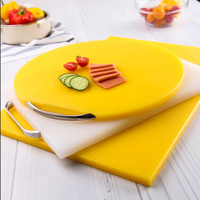 Planche à découper en plastique antidérapante pour chefs professionnels et entreprises de restauration