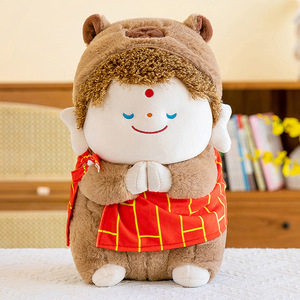 ตุ๊กตา<span class=keywords><strong>พระ</strong></span>ภิกษุสงฆ์น่ารักตุ๊กตาผ้าของเล่นผ้าฝ้าย PP ตุ๊กตาสัตว์ยัดไส้ของเล่นคริสต์มาสสำหรับกรงเล็บขายส่งของเล่นตุ๊กตา - Product Image 1