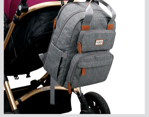 Waterproof Fashion Large Capacity Mommy Diaper <strong>Change</strong>, Multi-functional Outdoor Travel Baby New Mother Diaper Bag Backpack - Product Image 3