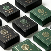 Boîte d'emballage en papier pour flacon d'huile essentielle avec logo en feuille d'argent, boîte à savon colorée personnalisée, boîte d'emballage pour cosmétiques