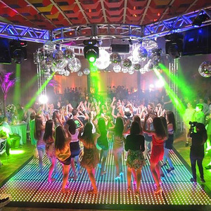 Piste de danse LED vidéo, lumières DJ, panneau matriciel portable, piste de danse lumineuse LED, sol à pixels numériques - Product Image 5