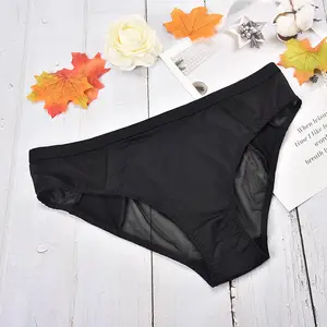 ข้อเสนอแนะที่ดีแฟชั่น Sexyfemale เซ็กซี่สีดำสุทธิ SHEER Mature Panty