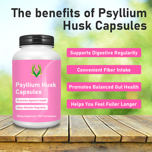 Cápsulas de Psyllium Husk que Promueven la Salud Digestiva, Hipromelosa, Control del Apetito, Regularidad Intestinal, Cápsulas Vegetales de Psyllium Husk - Product Image 6