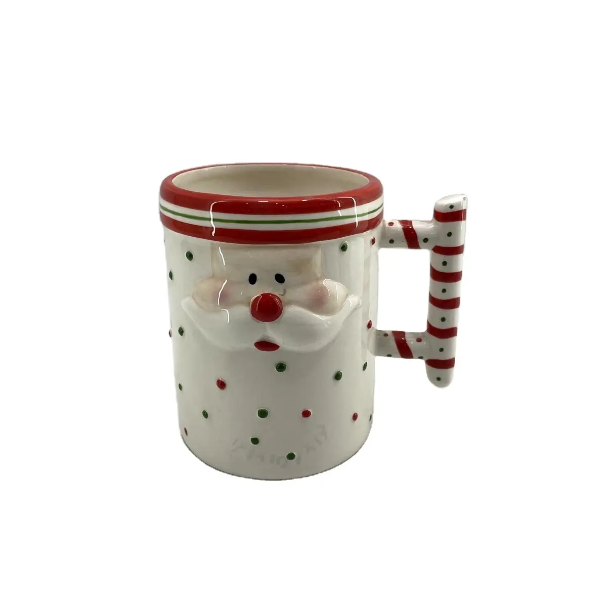 Funny santa shaped ceramic coffee mugs
