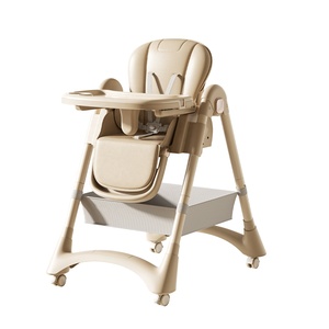 <span class=keywords><strong>Chaise</strong></span> haute multifonctionnelle pour bébé Three Little Fish, <span class=keywords><strong>chaise</strong></span> de repas réglable en hauteur, pliable et inclinable pour nourrissons - Product Image 1