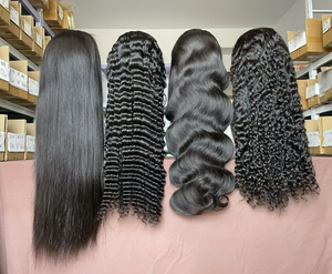 Parrucca Frontale HD 13x6 in Pizzo, Ondulata, Densità 250%, Ricci, 100% Capelli Umani, Senza Colla, per Donne Nere - Product Image 5
