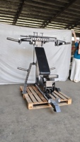 Banc de musculation 3-en-1 en acier, couleur personnalisée, pour press à la poitrine et aux épaules