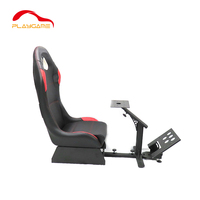 Siège de course de simulation de conduite de voiture avec logo personnalisé, siège de course de voiture pour Thrustmaster T150RS T300RS T3PA