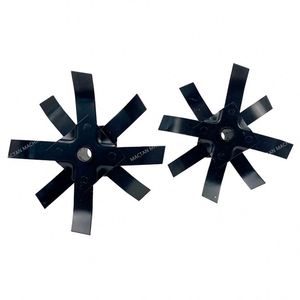 Durable <b>Sharpened</b> Tiller <b>Blade</b> 28mm 9T Tiller Attachment for Brush Cutter Weeder Tiller Cultivator Head for Cultivators - Product Image 1