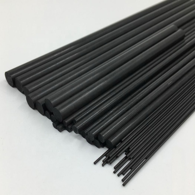 High Stiffness Carbon Solid Rod for Reinforced Connection, Glossy Matte Round Carbon Fiber Solid Rod