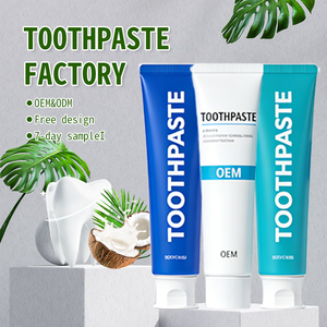 Pasta Dental Natural Personalizada al por Mayor <span class=keywords><strong>Sin</strong></span> Flúor, Pasta Dental Blanqueadora con Probióticos OEM para la Salud Dental - Product Image 1