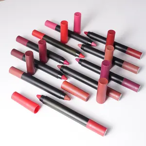 Hot Sale Crayon Pencil Lipstick Long Lasting Vegan Crayon Lipstick Waterproof Longlasting Crayon Matte Lipstick