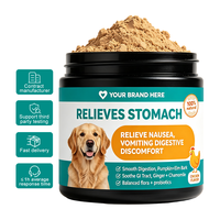 Poudre de soutien digestif pour chiens, supplément pour animaux de compagnie, soulage les vomissements et les nausées, probiotiques pour chiens, fabrication OEM ODM personnalisée par Richtek