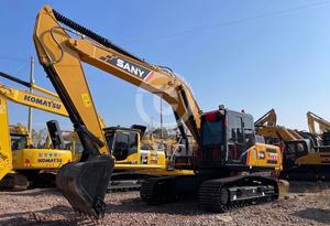 Pelle hydraulique Sany SY215C d'occasion pompe de boîte de vitesses haute performance de type chenille de 22 tonnes en bon état - Product Image 4