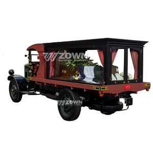 Cercueil électrique rétro vintage, confortable et silencieux, transport funéraire, design classique d'ancienne voiture - Product Image 2