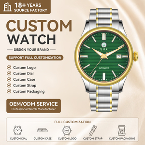 Nouvelle montre mécanique automatique à remontage automatique en acier inoxydable, étanche 5 bars, avec calendrier, pour homme, sport, charme, mode, affaires, luxe - Product Image 1
