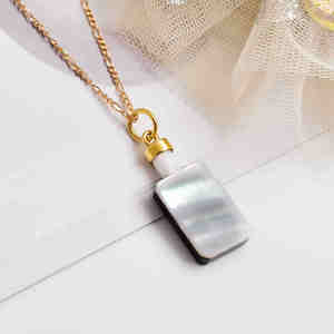 จี้เพชรมอิสซาไนต์ชุบทองสไตล์ฮิปฮอปและจี้ประดับมุกอันทันสมัยสำหรับงานแต่งงาน - Product Image 2