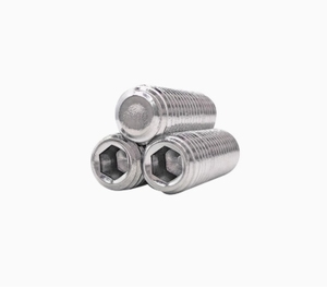 Juego de tornillos de cabeza hexagonal de acero inoxidable 304 LeGood de M1.6 x 2mm con sistema métrico DIN913 de punta plana - Product Image 3