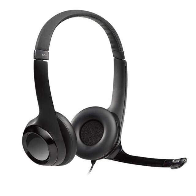 Factory Waterproof Headphone Gamer Logitech H390 Digital Stereo Sound Padded Comfort Earphone With Noise Cancelling Mic