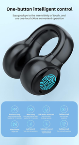 Écouteurs à pince M30 Écouteurs à conduction osseuse Contrôle tactile étanche Microphone intégré pour <span class=keywords><strong>IPhone</strong></span> <span class=keywords><strong>Samsung</strong></span> - Product Image 5