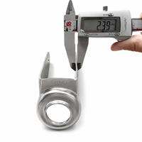 Support de roue pivotante en acier au carbone zingué sur mesure pour chariot, cadre de fourche pour matériel industriel