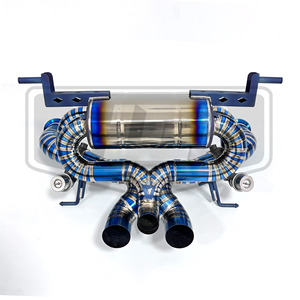 Entrega el Mismo Día: Sistema de Escape Catback de Alto Rendimiento para <span class=keywords><strong>Lamborghini</strong></span> Aventador LP700-4 LP740-4 LP750-4 <span class=keywords><strong>SVJ</strong></span> 6.5 V12, Aleación de Titanio - Product Image 1